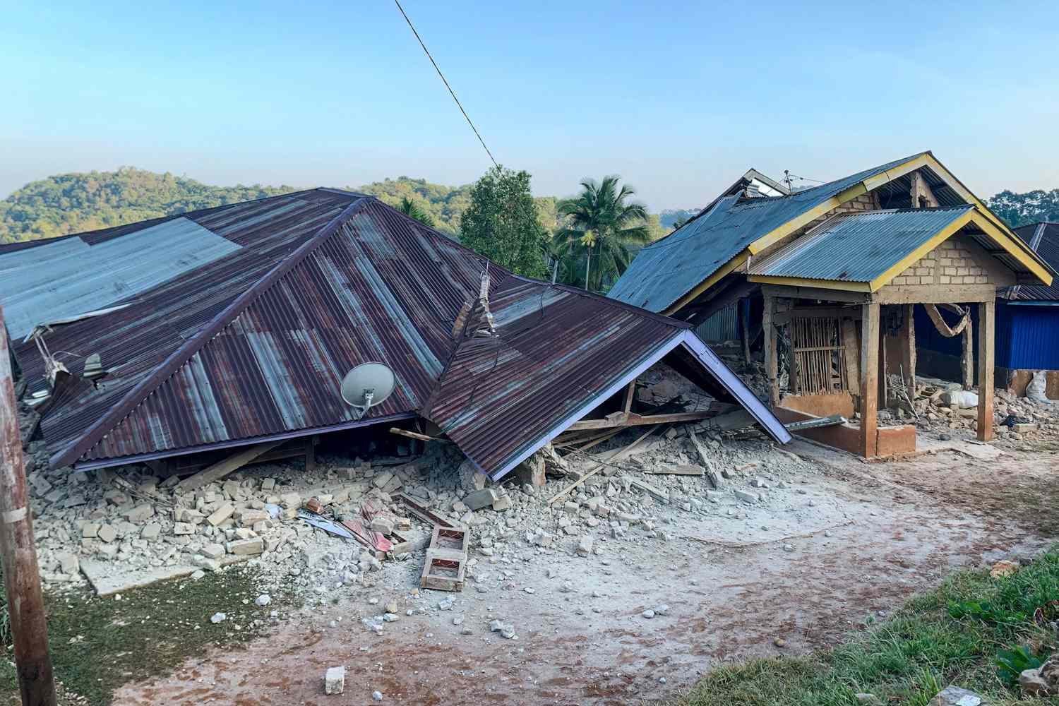 7.7-MAGNITUDE EARTHQUAKE LEAVES AT LEAST 38 DEAD AND 13 INJURED IN INDONESIA News Image